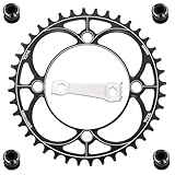YBEKI 32T 34T 36T 38T 40T 42T 44T 46T 48T 50T 52T Runden Fahrrad Kettenblatt, Schmale Breite...