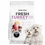 JOHN DOG Premium Trockenfutter für Hunde Fresh - Hundefutter trocken getreidefrei mit 81,5%...