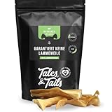 Tales&Tails - Garantiert Keine Lammeweile - 100% Lammkopfhaut - Kauartikel für Hunde - 500g