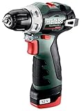 metabo Akku-Bohrschrauber PowerMaxx BS BL - 12 V, 38 Nm Drehmoment, 1500 U/min - Brushless Motor,...