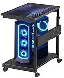 RayLove 2 Schicht CPU Ständer Höhenverstellbarer Computer Tower Ständer, ATX-Gehäuse CPU Halter,...