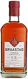 Braastad Cognac VS 40% vol. (1 x 0,7l) – Französischer Cognac mit frischem Charakter – Perfekt...