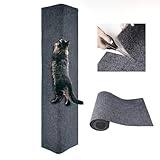 MIAOGE®[200cmx40cm] Selbstklebend Kratzteppich Katze Wand,Kratzmatte Katze,Kratzbretter Katze...