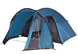 High Peak Kuppelzelt Tessin 5, Campingzelt mit Vorbau, 2 Eingänge, Familien-Zelt für 5 Personen,...