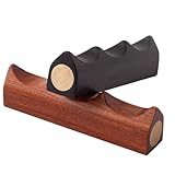 Toyvian 2 Stück pack Kalligrafie Pinselhalter aus Schwarzem Holz mit Kupfereinlage Stabile...