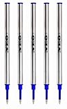 Rollerball Kugelschreiber-Minen, Blau Tinte (5er Pack). Diese Minen sind kompatibel mit den meisten...