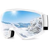 Findway Skibrille Erwachsene für Herren Damen, Snowboardbrille für Brillenträger, OTG UV-Schutz...