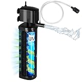 Tararium Aquarium Innenfilter mit U-V-Funktion – Leistungsstarke Tauchpumpe für klares Wasser –...