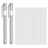 Mabor 2 Stück Radiergummi Stift Set Im Stiftstil Einziehbare Radierstift Radiergummi mit 10 Stück...