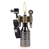 Einzigartiges Benzin-Feuerzeug im Vintage Look - Hochwertiges Feuerzeug alt zum nachfüllen in...
