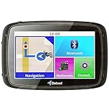 Elebest Rider W5 – 5 Zoll Motorrad-Navi | Wasserdicht (IPX7), Stabile Lenkerhalterung,...