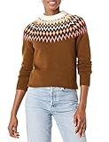 Amazon Essentials Damen Soft-Touch-Pullover mit Rundhalsausschnitt und Fair-Isle-Muster, Mittel...