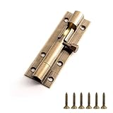 Kiyraglo Türriegel aus antikem Bronze, Kupfer, für Schlafzimmer, Badezimmer, Schrank und...