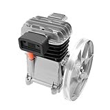 170L/Min Luftkompressor Pumpenkopf Doppelzylinder Riemenantrieb Kompressor Pumpenmotor für...
