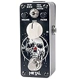 Sondery Metal Distortion Pedal für E-Gitarre, 3 Modi von Solo Turbo und Normal, Mini Effektpedal...