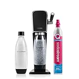 SodaStream Wassersprudler Art mit CO2-Zylinder und 1x 1L spülmaschinenfeste Kunststoff-Flasche,...