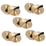 Beaupretty 10 Stück Teiliges Finger Cymbals aus Kupfer Glänzende Bauchtanz Becken Einfach zu...