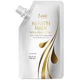 Vitamins Haarmaske Keratin Haarkur Behandlung - Biotin, Castor Oil, Collagen Protein & Kokosöl Deep...