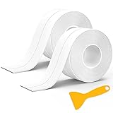 Mokani 2 Rollen Dichtungsband Selbstklebend, Dichtband Selbstklebend, PVC Dichtungsstreifen...