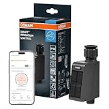 OSRAM SMART+ WiFi Bewässerungssteuerung IP55, Solar & USB-C, Wasserzähler, App-Steuerung, Alexa...