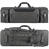 Soft Padded Rifle Case, Tactical Rifle Case, Taktischer Doppelgewehrkoffer, Double Rifle mit Pouches...