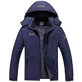 Generisch Skijacke Damen Wasserdicht, Snowboardjacke Gefütterte Softshelljacke Winterparka...