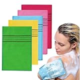 URAQT Peelinghandschuh, 5 Stück Exfoliating Gloves peelinghandschuhe, Peeling-Handschuhe Körper,...