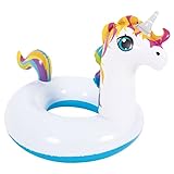 BLUE SKY - Einhorn-Schwimmring - Aufblasbar - 069305 - Weiß - Kunststoff - 21 cm Durchmesser -...