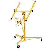 XPOtool Plattenheber bis max. 68 kg, Höhe 188-487 cm, Montagehilfe für Trockenbau, Paneelheber...