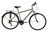 Bounty Country Hybrid Bike - Leichter Alu-Rahmen, 18-Gang-Shimano-Schaltung, Zoom-Federgabel -...