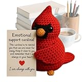 Positive Häkeltiere - 10x5 cm Taschengröße Plüschspielzeug, Handgefertigt Mit Garn undPapier,...