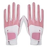Golfhandschuhe für Damen, Golfhandschuhe für Damen, leichte, rutschfeste Golfhandschuhe mit...