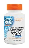 Doctor's Best Glucosamine Chondroitin MSM with OptiMSM, 120 Veggie Caps