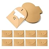 20 Stück Vintage-Umschläge aus Kraftpapier mit leeren Karten, Hochzeitseinladung,...