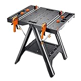 WORX PEGASUS WX051 mobile multifunktionale Werkbank - hochwertiger Arbeitstisch klappbar für die...