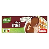 Knorr Soße zu Braten leckere dunkle Soße natürlich ohne geschmacksverstärkende Zusatzstoffe 3er...