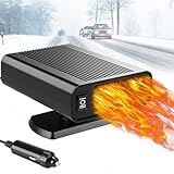 Showvigor Tragbare Autoheizung, Heizung Auto Heizlüfter, 12V schnelle Heizung Defroster 150W...