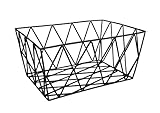 Kleine Wolke Korb Slack, Farbe: Schwarz, Material: Metall, Größe: Länge 19 cm, Breite 28 cm,...