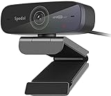 Spedal 1080P 60fps Webcam mit Stereo-Mikrofone, Autofokus Streaming Webcam, Computer Laptop Kamera...
