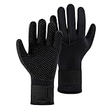 Neopren-Handschuhe, 5 mm, Thermo-Handschuh mit verstellbarem Hüftgurt zum Schnorcheln, Tauchen,...