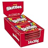 Skittles Süßigkeiten | Vegan Fruits Kaubonbons Großpackung | American Football Snacks | Ananas...