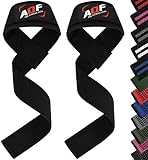 AQF Zughilfen Krafttraining (Gepolstert) | Profi Lifting Straps für Bodybuilding und Weightlifting...