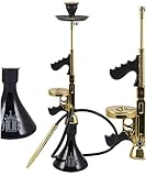 MOB Shisha Tommy-Gun gold | Gewehr Shisha Nachbildung