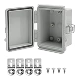 Wasserdicht Verteilerkasten, Anschlussdose Abzweigdose Wasserdicht ABS Kunststoff Gehäuse außen...