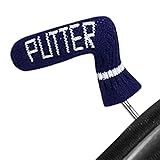 Scott Edward Putter-Abdeckung für Golfklingen, 1 Stück, doppellagig, gestrickt, passend für Blade...