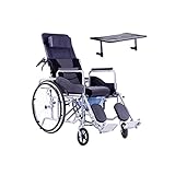 ZCZZ wheelchairs folding 6 Gear Adjustment Travel wheelchairs folding,Portable Folding Transport...