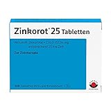Zinkorot 25 Tabletten: Hochdosierte Zink Tabletten mit 25mg Zinkorotat pro Tablette, nur 1x...