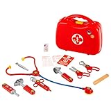 Theo Klein 4383 Arztkoffer | 14-teiliger Doktorkoffer mit Stethoskop, Thermometer, Spritze und...