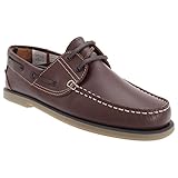 DEK Bootsschuhe Jungen, Braun / Nubukleder, 42 1/3 EU