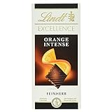 Lindt & Sprüngli Excellence Orange, feinherbe Schokolade mit Orange und Mandelstückchen,...